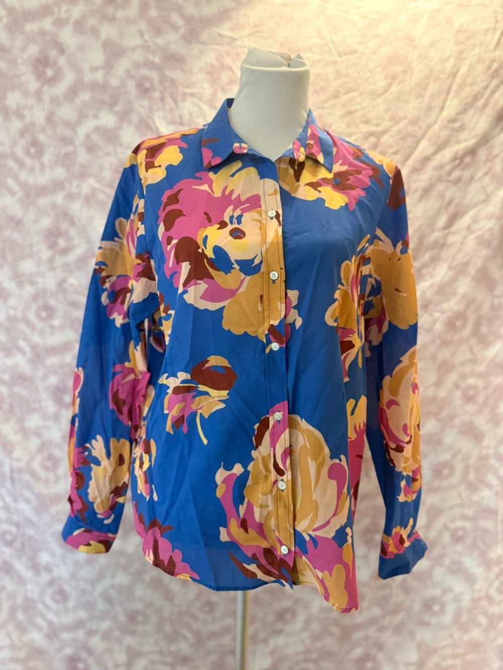 Sézane Floral Button-Down
